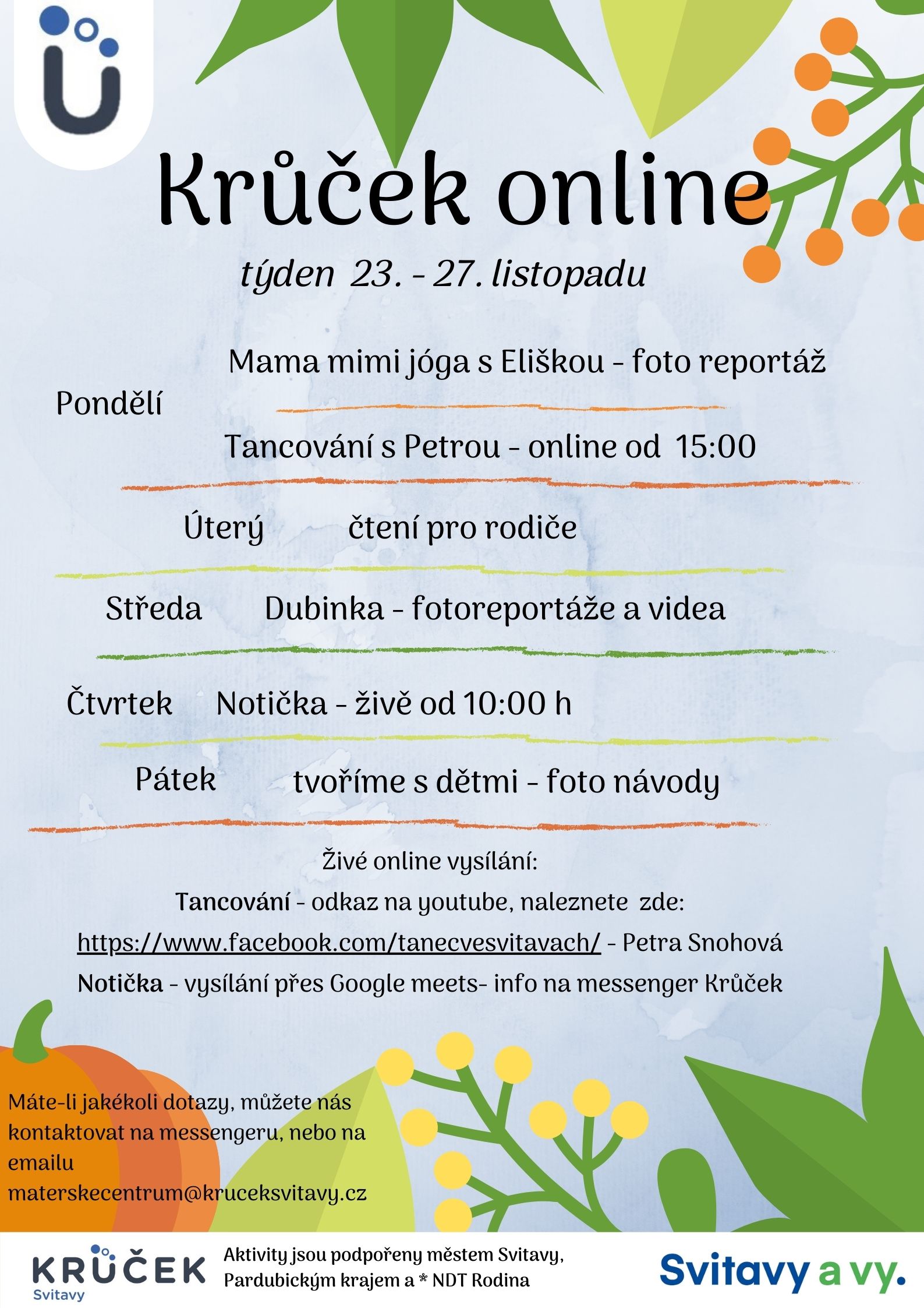 online Krůček od 23-11